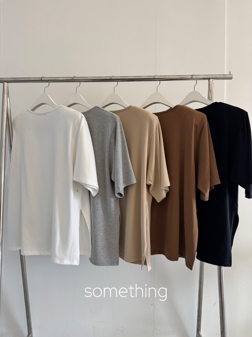 SOMETHING-L/FANCY東大門㊣代購女裝新品熱賣人氣時尚T恤SOMETHING-L/FANCYT恤