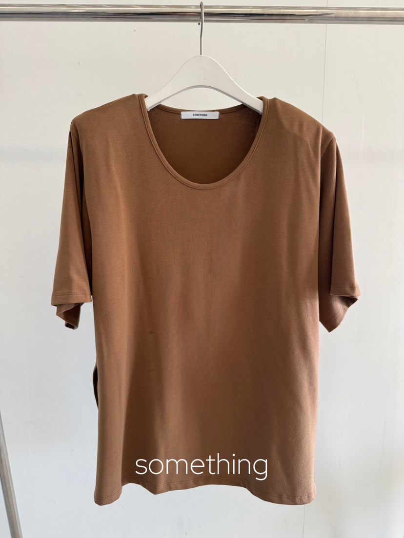 SOMETHING-L/FANCY東大門㊣代購女裝新品熱賣人氣時尚T恤SOMETHING-L/FANCYT恤圖色4