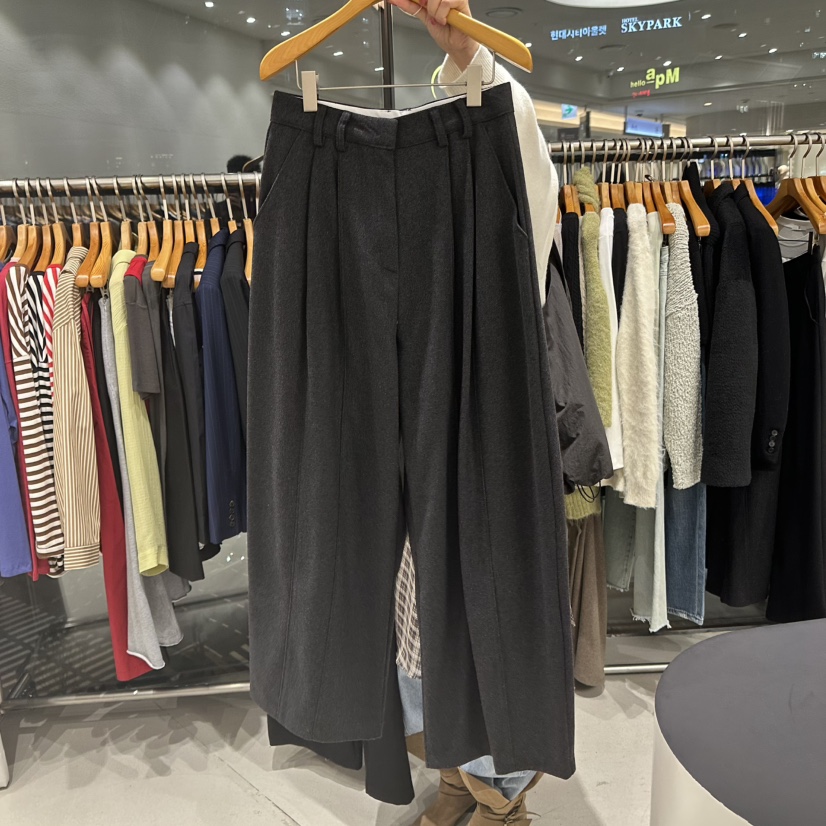 TREND SELLER/G韓國直郵㊣女裝新款時尚25秋冬休閑休閑褲G/TREND SELLER休閑褲圖色1墨色