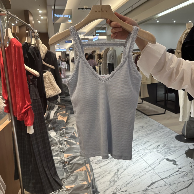REPERTORY東大門㊣實拍女裝新品真品職業25秋冬時尚吊帶背心REPERTORY吊帶/背心圖色1