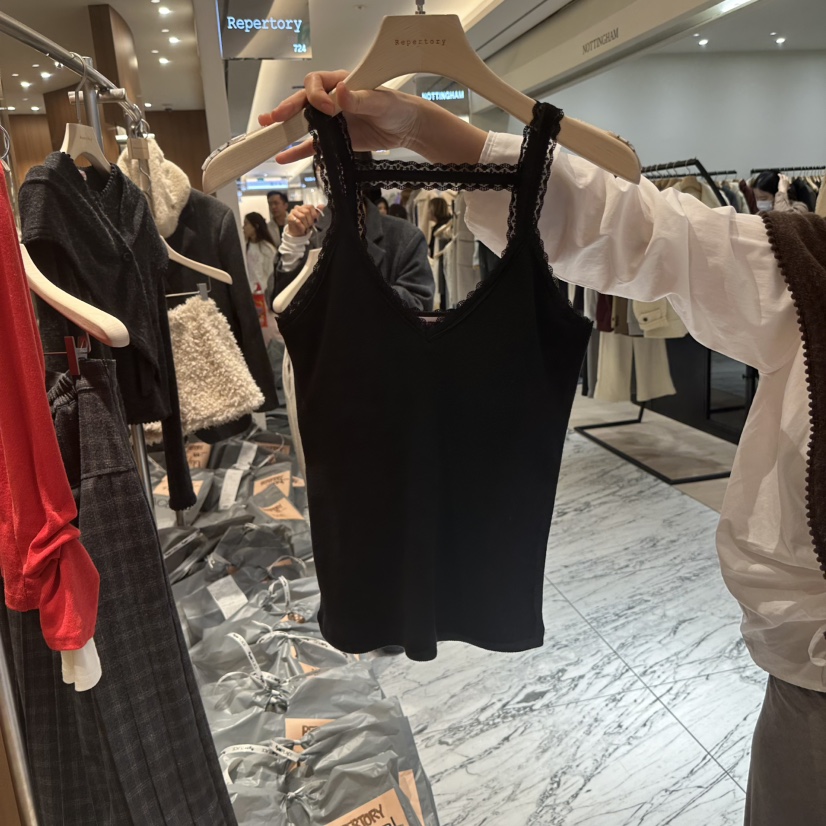 REPERTORY東大門㊣實拍女裝新品真品職業25秋冬時尚吊帶背心REPERTORY吊帶/背心圖色2