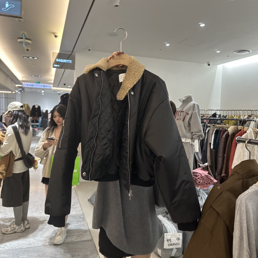 BAGUETTE-P東大門㊣直郵女士新款真品熱賣職業時尚短款棉服BAGUETTE-P短款棉服圖色2