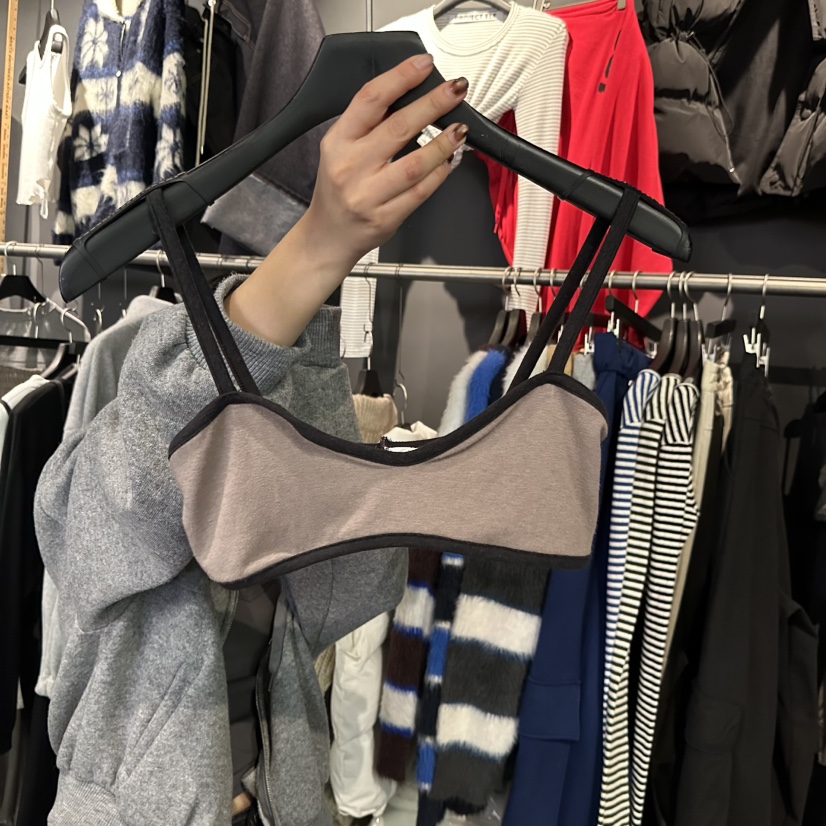 ELF-L東大門㊣實拍女裝新品25秋冬職業人氣休閑熱賣吊帶背心PROJECT ELF/ELF-L吊帶/背心圖色1