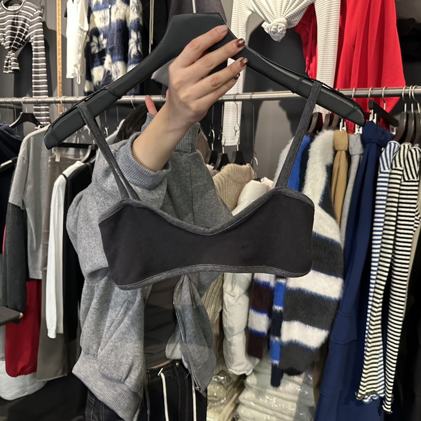 ELF-L東大門㊣實拍女裝新品25秋冬職業人氣休閑熱賣吊帶背心PROJECT ELF/ELF-L吊帶/背心圖色3黑色