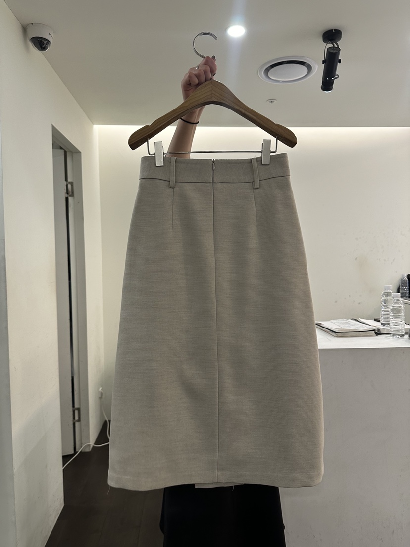 YOUR-P東大門㊣實拍女裝新款休閑推薦職業熱賣人氣長裙褶皺YOUR-P長裙
