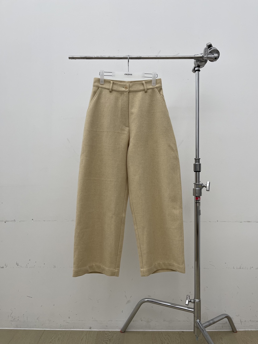 ATMOSPHERE韓國直郵㊣女裝新品25秋冬推薦職業真品休閑褲羊毛ATMOSPHERE/BLING休閑褲圖色1