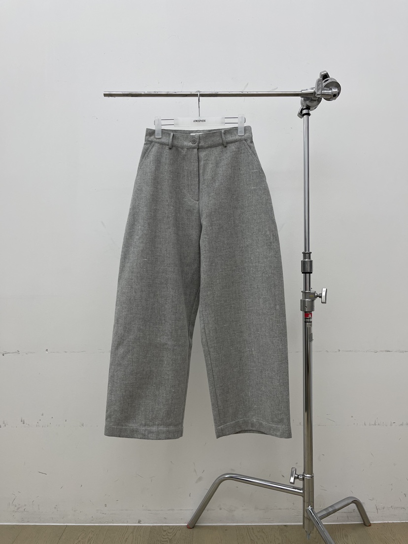 ATMOSPHERE韓國直郵㊣女裝新品25秋冬推薦職業真品休閑褲羊毛ATMOSPHERE/BLING休閑褲圖色2