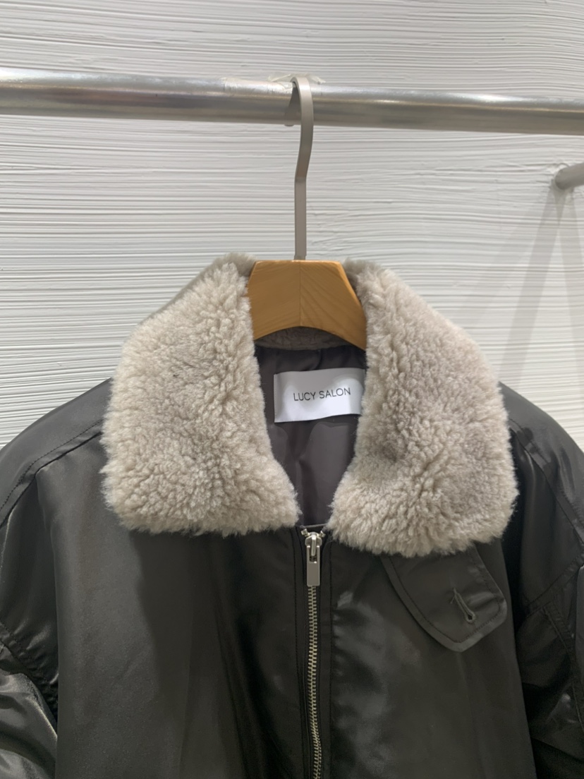 LUCY SALON東大門㊣實拍女士新品時尚25秋冬職業人氣短款棉服LUCY SALON短款棉服