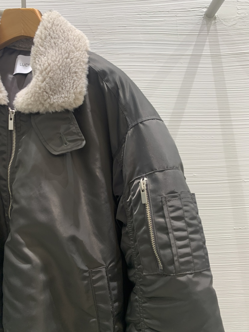 LUCY SALON東大門㊣實拍女士新品時尚25秋冬職業人氣短款棉服LUCY SALON短款棉服