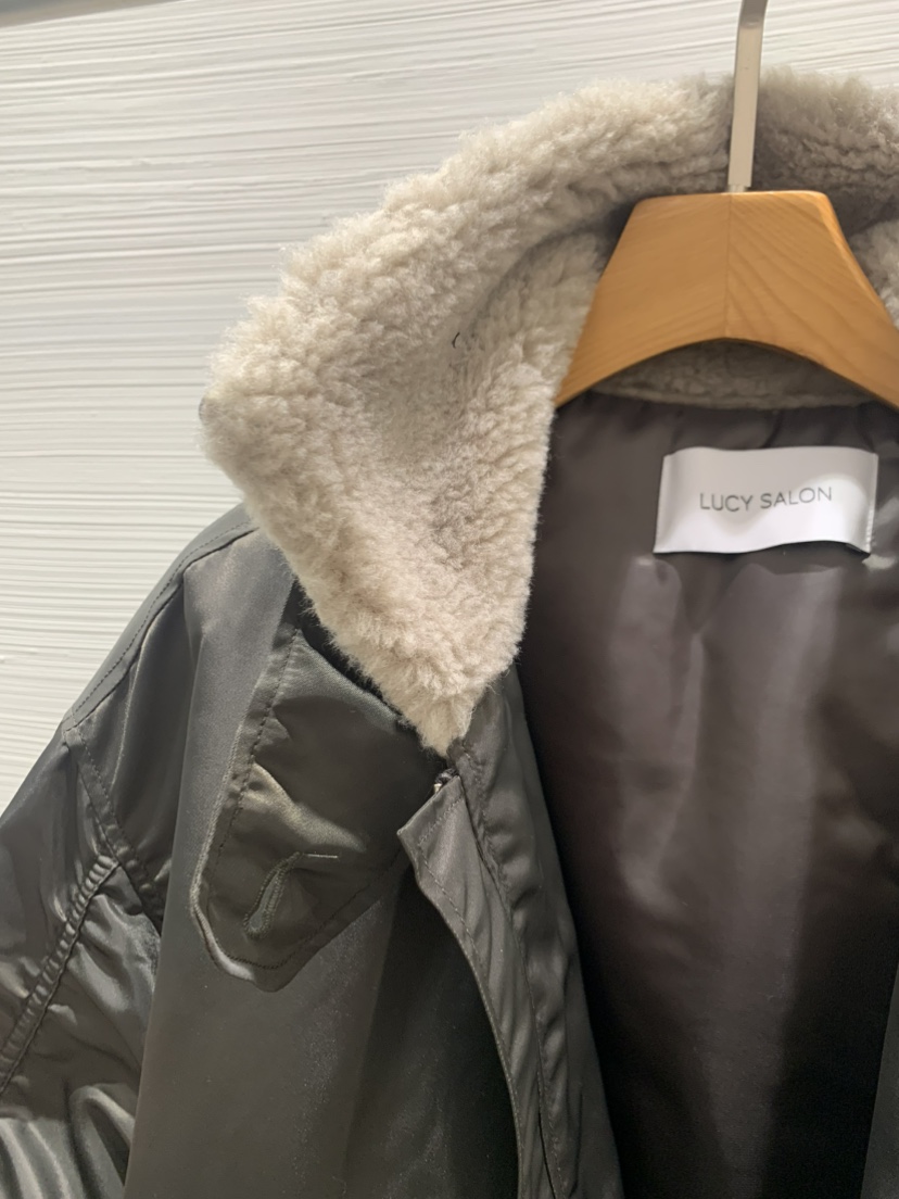 LUCY SALON東大門㊣實拍女士新品時尚25秋冬職業人氣短款棉服LUCY SALON短款棉服