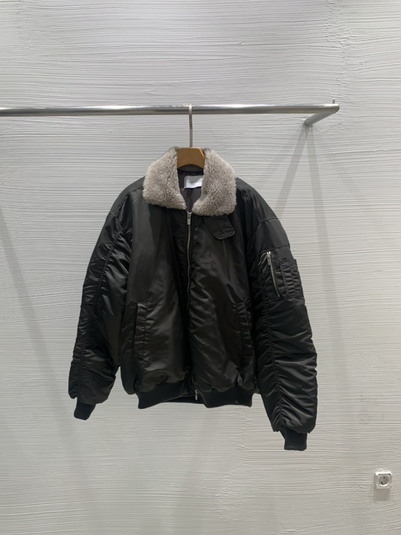 LUCY SALON東大門㊣實拍女士新品時尚25秋冬職業人氣短款棉服LUCY SALON短款棉服圖色1