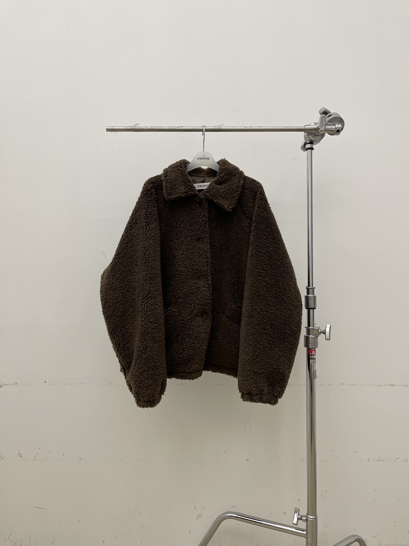 ATMOSPHERE東大門㊣代購女裝新品休閑熱賣人氣時尚夾克泰迪熊ATMOSPHERE/BLING夾克圖色2