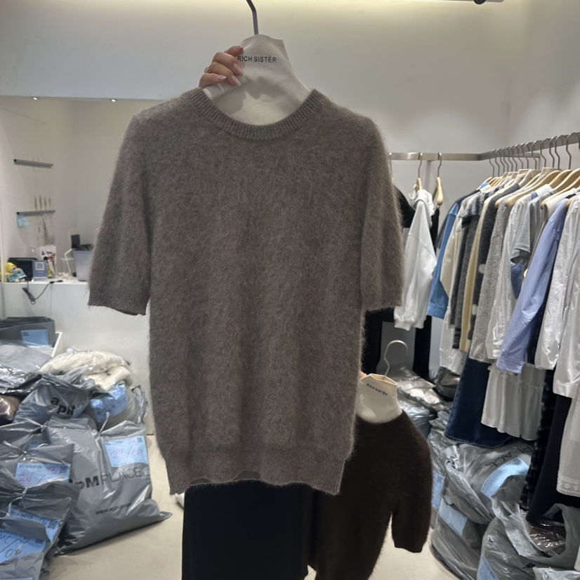 RICH SISTER東大門㊣代購女裝新款人氣真品熱賣針織衫馬海毛RICH SISTER針織衫圖色1
