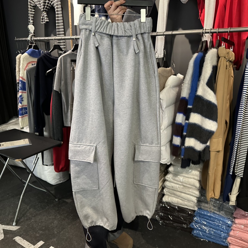 ELF-L韓國直郵㊣女裝新品職業25秋冬休閑真品推薦休閑褲加絨PROJECT ELF/ELF-L休閑褲圖色2