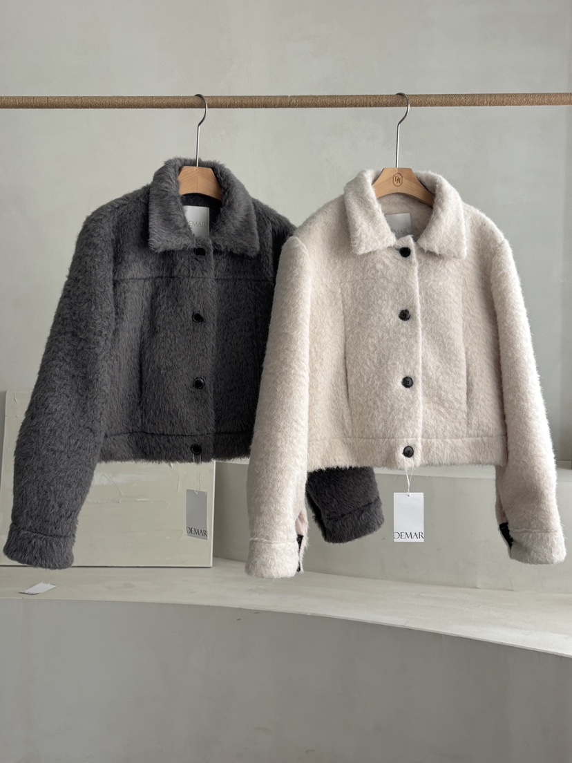 DEMAR韓國直郵㊣女士新款熱賣職業真品25秋冬人氣休閑時尚夾克DEMAR夾克