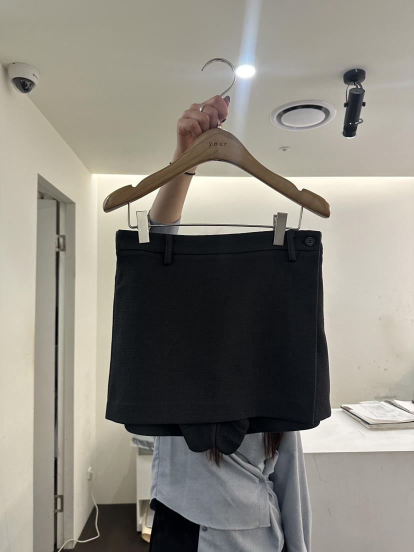 YOUR-P韓國代購㊣女士新品時尚25秋冬人氣推薦休閑真品裙褲YOUR-P裙褲圖色2墨色