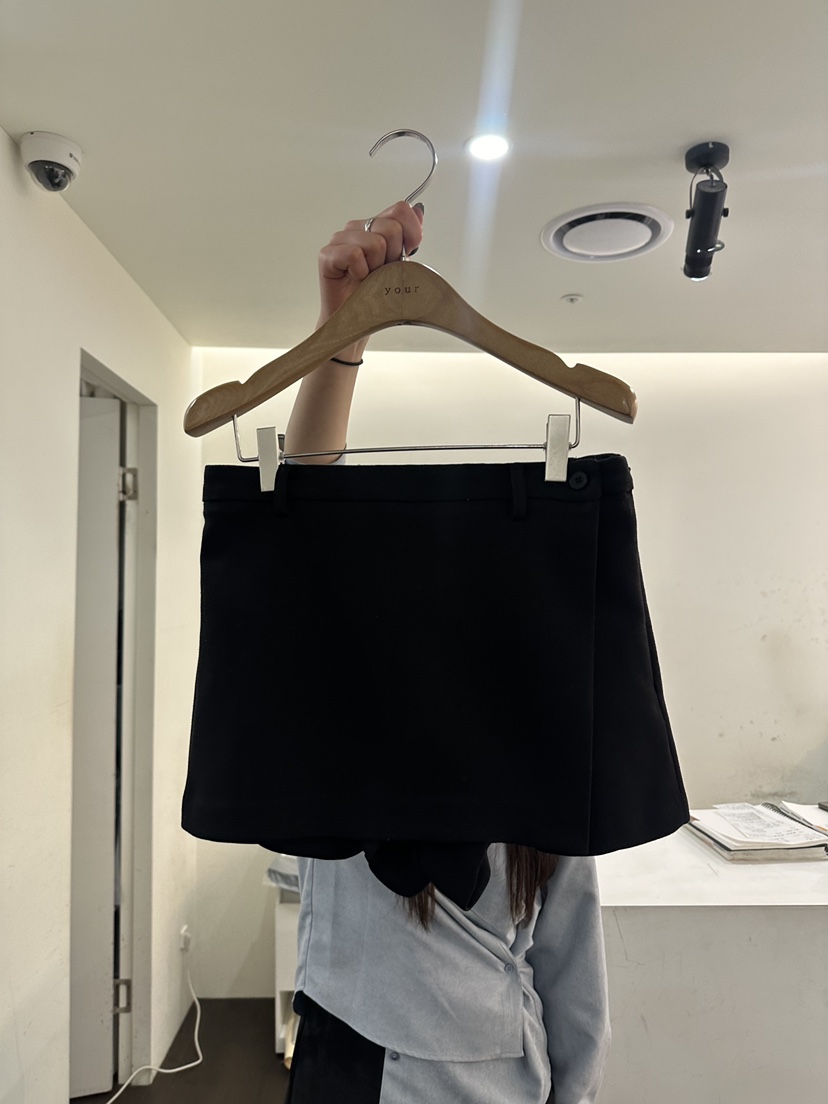 YOUR-P韓國代購㊣女士新品時尚25秋冬人氣推薦休閑真品裙褲YOUR-P裙褲圖色3黑色
