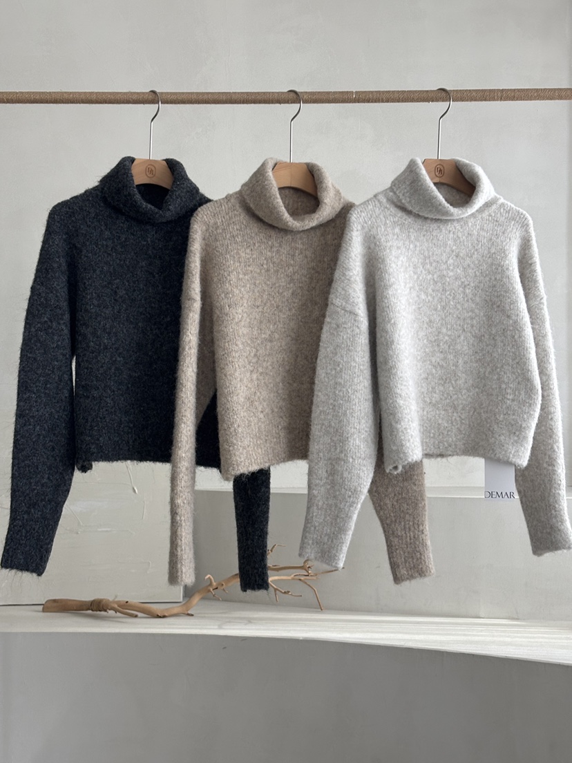 DEMAR韓國直郵㊣女士新款熱賣25秋冬真品職業休閑推薦針織衫DEMAR針織衫