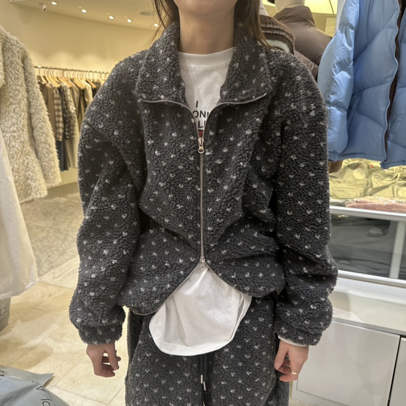 MIXXIN韓國直郵㊣女士新款休閑真品人氣職業熱賣時尚夾克絨MIXXIN夾克圖色2