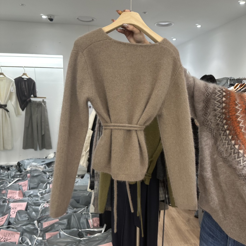 LEWIN東大門㊣代購女士新款時尚推薦熱賣人氣25秋冬針織衫浣熊LEWIN針織衫
