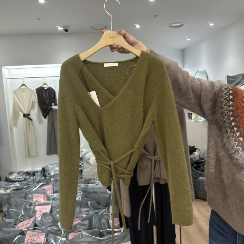 LEWIN東大門㊣代購女士新款時尚推薦熱賣人氣25秋冬針織衫浣熊LEWIN針織衫圖色2
