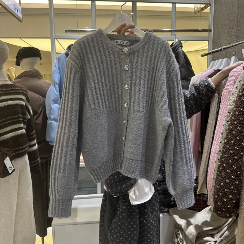 MIXXIN東大門㊣代購女裝新款真品休閑熱賣25秋冬針織衫羊毛MIXXIN針織衫圖色2