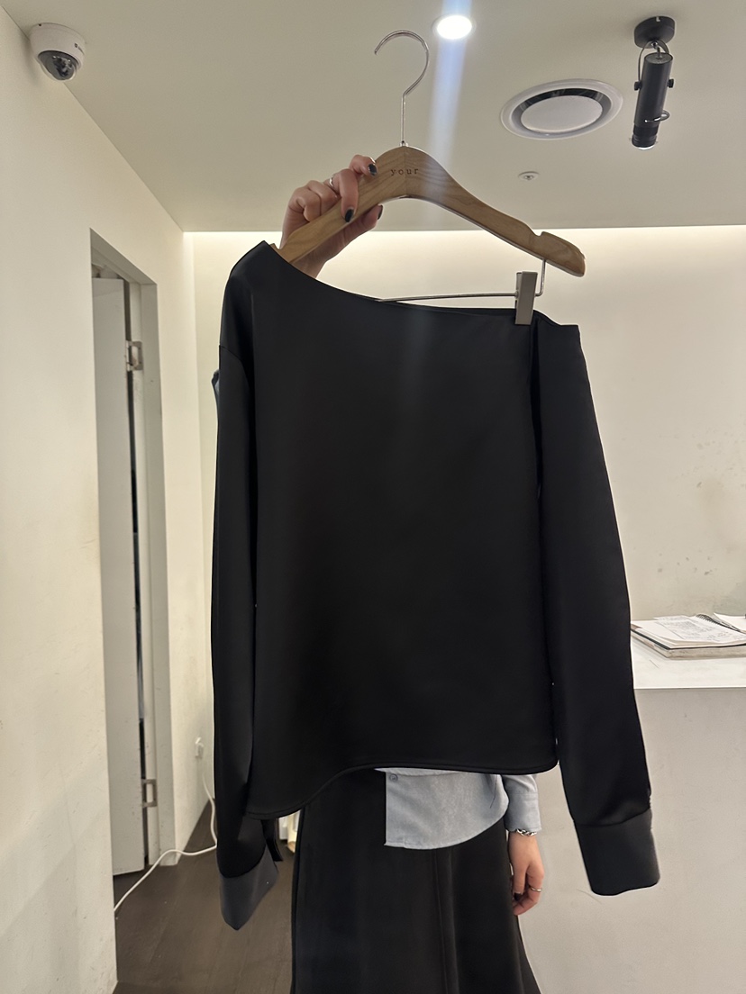 YOUR-P東大門㊣實拍女士新款25秋冬推薦時尚人氣襯衫蕾絲衫YOUR-P襯衫/蕾絲衫圖色2