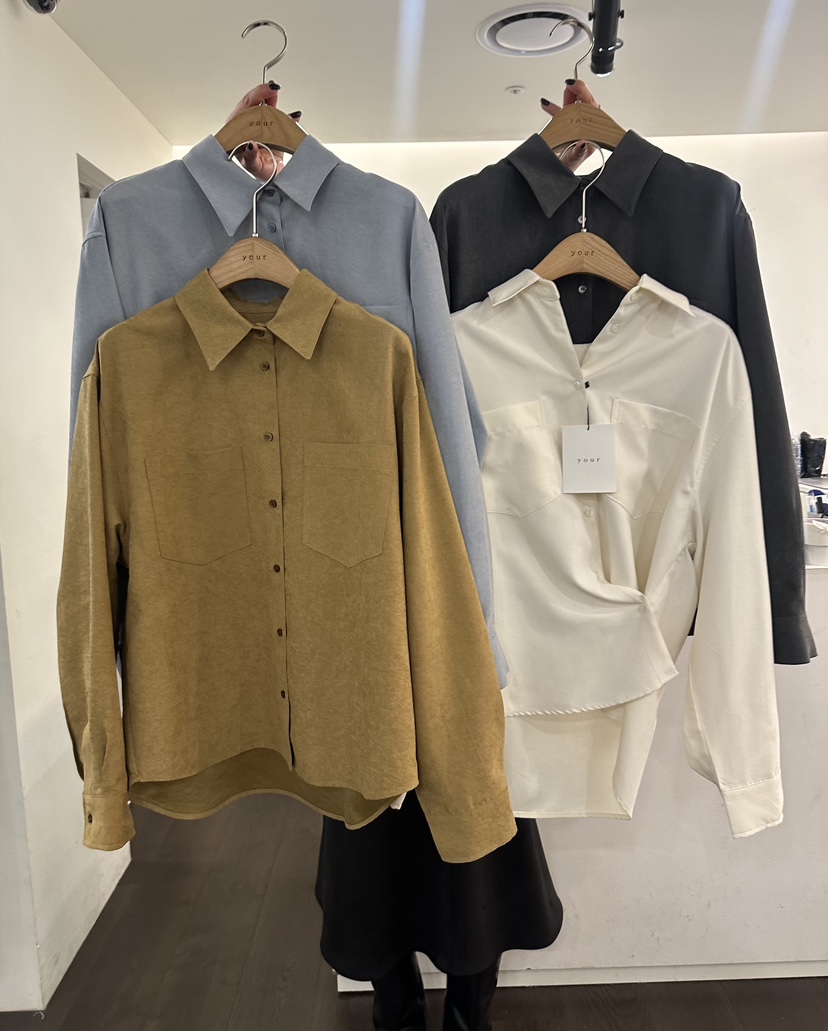 YOUR-P東大門㊣代購女裝新品時尚人氣25秋冬職業襯衫蕾絲衫YOUR-P襯衫/蕾絲衫