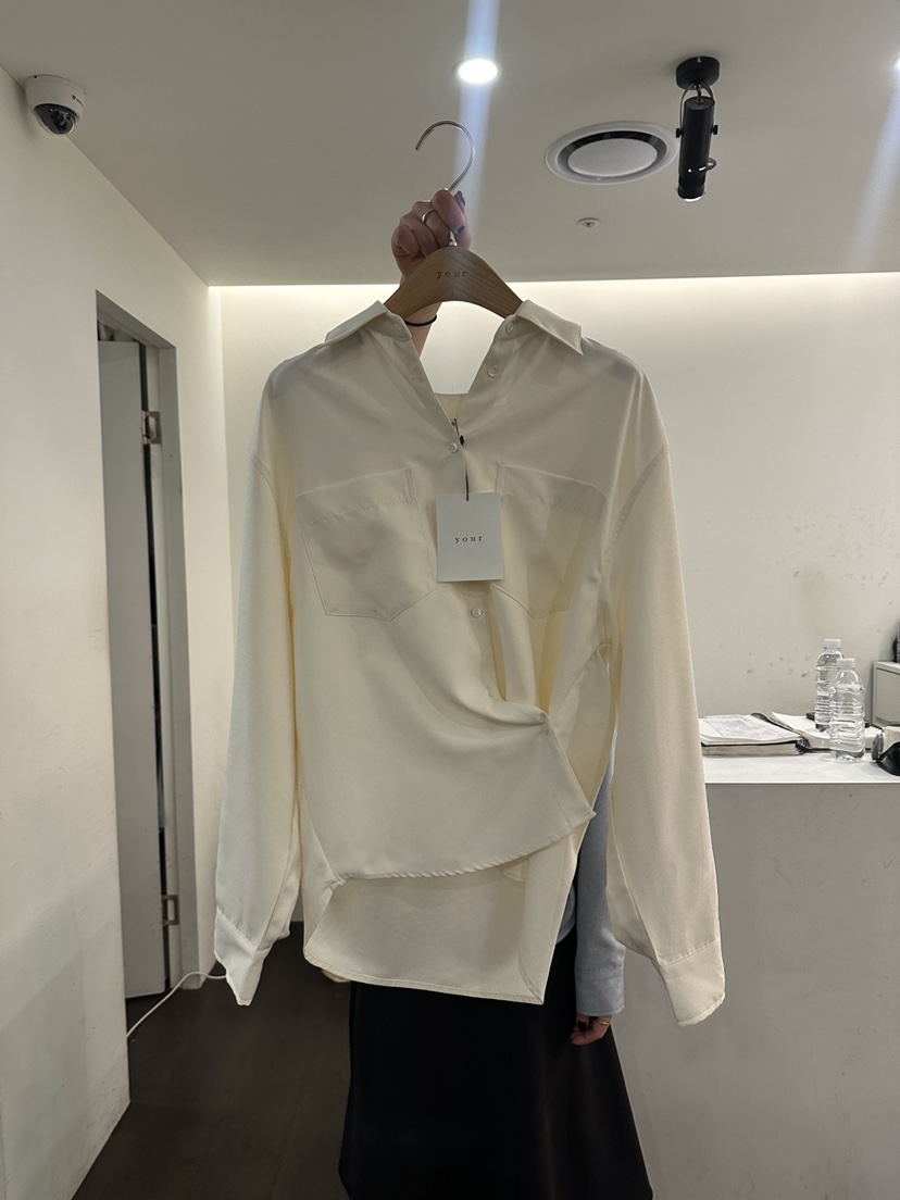 YOUR-P東大門㊣代購女裝新品時尚人氣25秋冬職業襯衫蕾絲衫YOUR-P襯衫/蕾絲衫圖色3