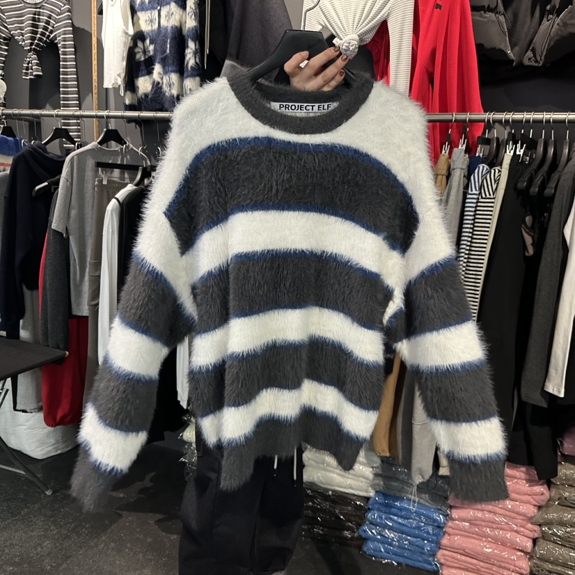ELF-L韓國代購㊣女士新品熱賣人氣職業時尚25秋冬真品毛衣PROJECT ELF/ELF-L毛衣圖色4