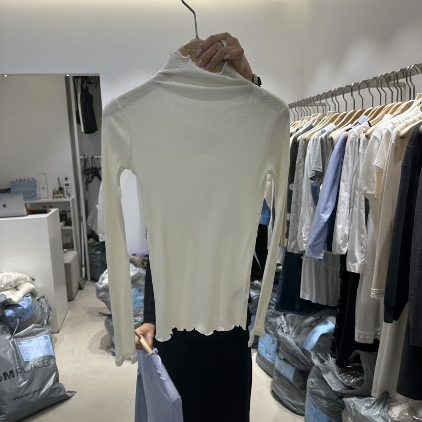 RICH SISTER韓國代購㊣女士新款時尚人氣休閑推薦熱賣長袖T恤RICH SISTER長袖T恤圖色1