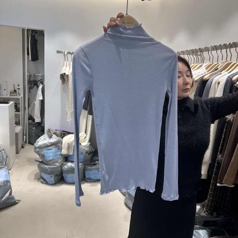 RICH SISTER韓國代購㊣女士新款時尚人氣休閑推薦熱賣長袖T恤RICH SISTER長袖T恤圖色3