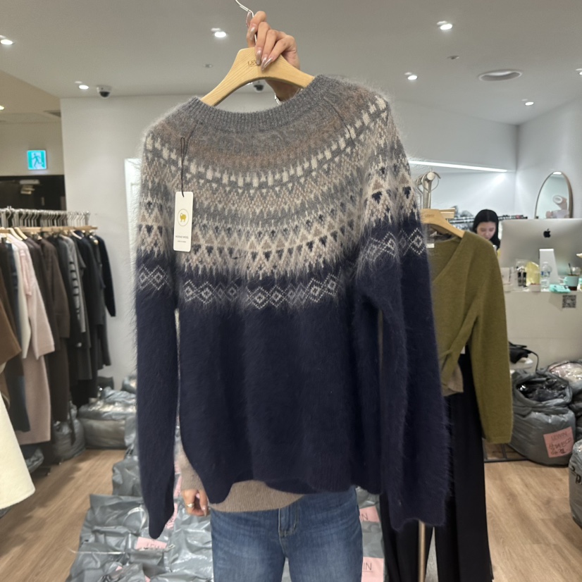 LEWIN東大門㊣實拍女士新品真品25秋冬推薦休閑熱賣針織衫羊毛LEWIN針織衫圖色2