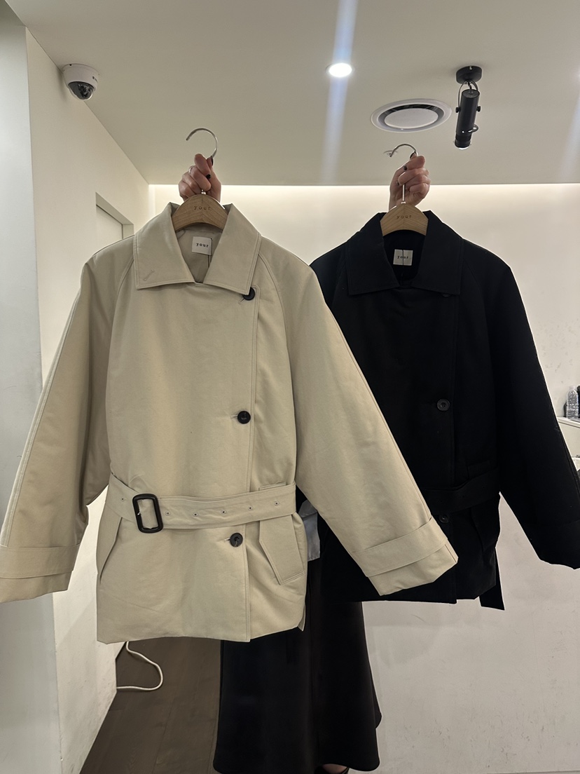 YOUR-P東大門㊣直郵女士新品25秋冬真品推薦時尚夾克含腰帶YOUR-P夾克