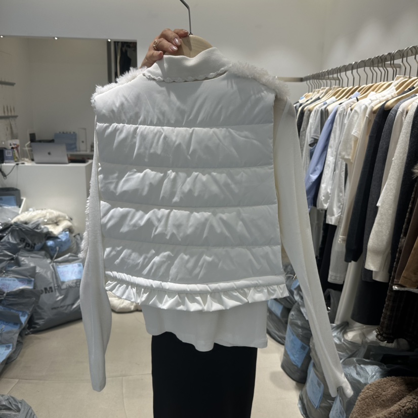 RICH SISTER東大門㊣直郵女士新品人氣休閑25秋冬馬甲不含內搭RICH SISTER馬甲