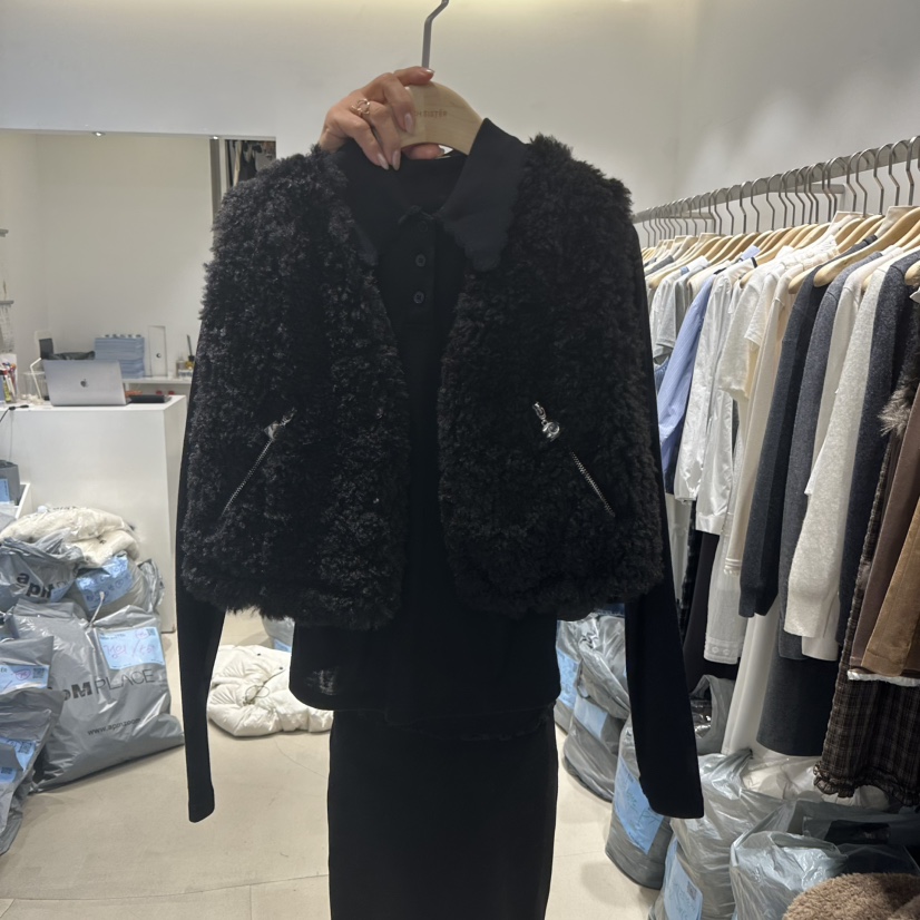 RICH SISTER東大門㊣直郵女士新品人氣休閑25秋冬馬甲不含內搭RICH SISTER馬甲圖色2