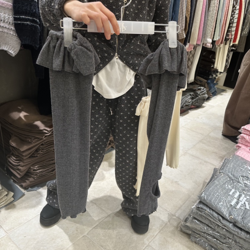 MIXXIN韓國代購㊣女士新品休閑熱賣時尚推薦人氣襪子荷葉邊MIXXIN襪子圖色2