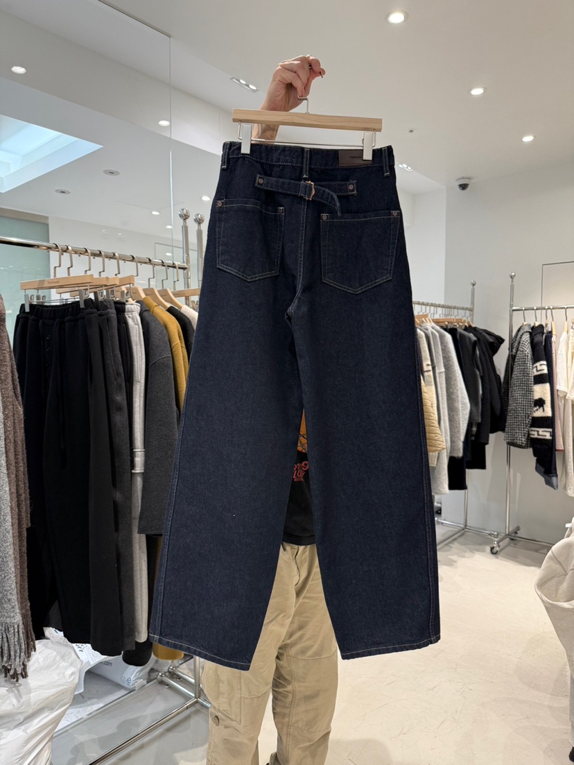 THE BRUNCH韓國直郵㊣女士新款時尚25秋冬人氣職業休閑牛仔褲THE BRUNCH牛仔褲