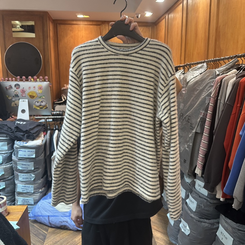 GARMENT-P韓國直郵㊣女裝新品職業真品25秋冬休閑熱賣長袖T恤GARMENT長袖T恤圖色2