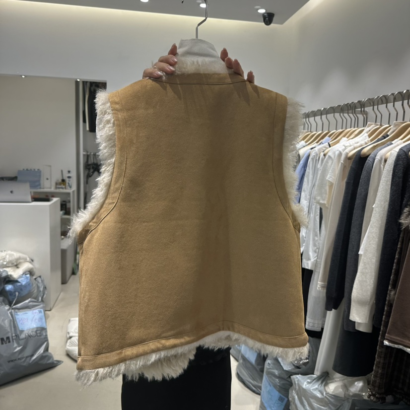 RICH SISTER韓國直郵㊣女士新品推薦職業休閑熱賣25秋冬馬甲RICH SISTER馬甲