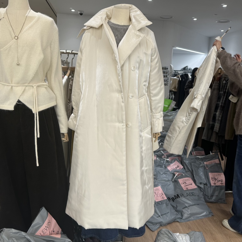 LEWIN東大門㊣代購女士新品職業推薦時尚人氣休閑真品長款風衣LEWIN長款風衣