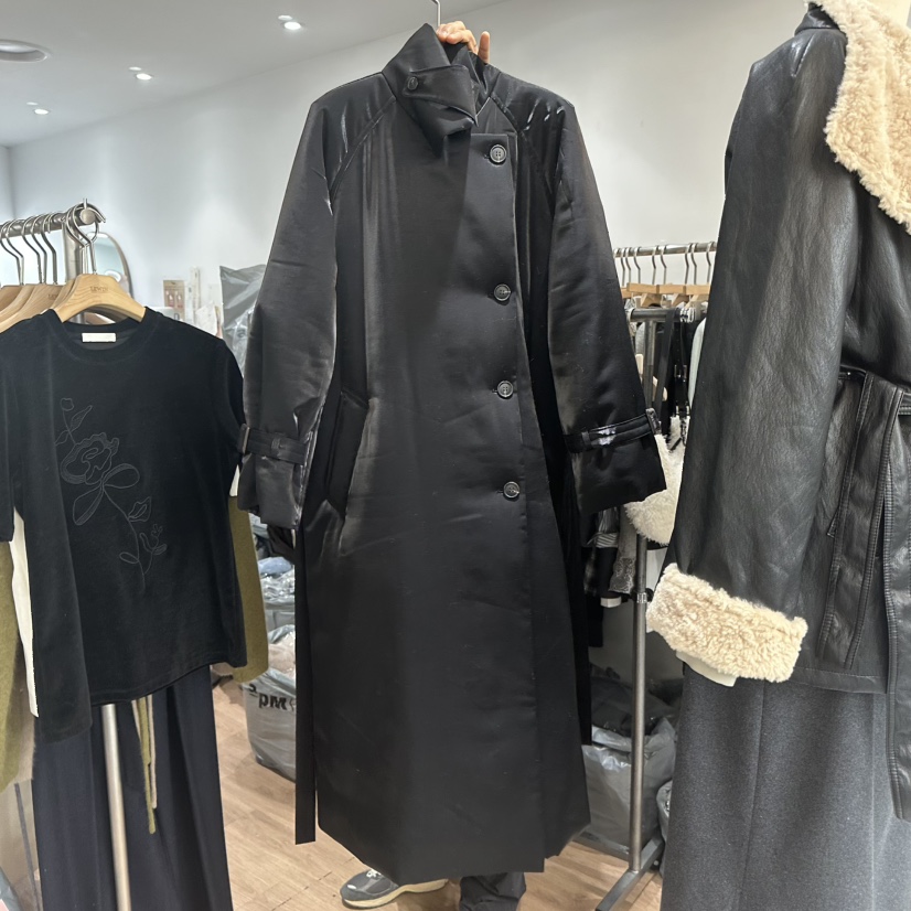 LEWIN東大門㊣代購女士新品職業推薦時尚人氣休閑真品長款風衣LEWIN長款風衣圖色2