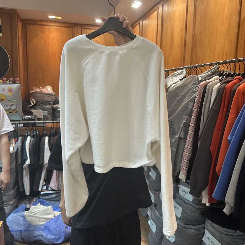 GARMENT-P東大門㊣實拍女裝新款推薦時尚熱賣衛衣天鵝絨加絨GARMENT衛衣