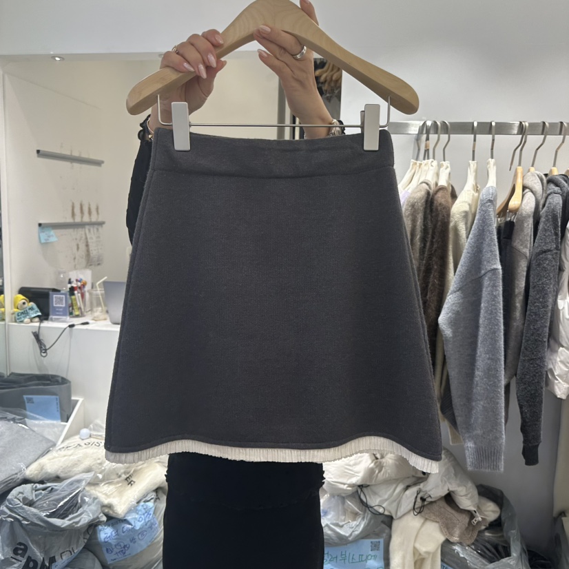 RICH SISTER東大門㊣代購女士新款人氣真品25秋冬短裙蕾絲RICH SISTER短裙