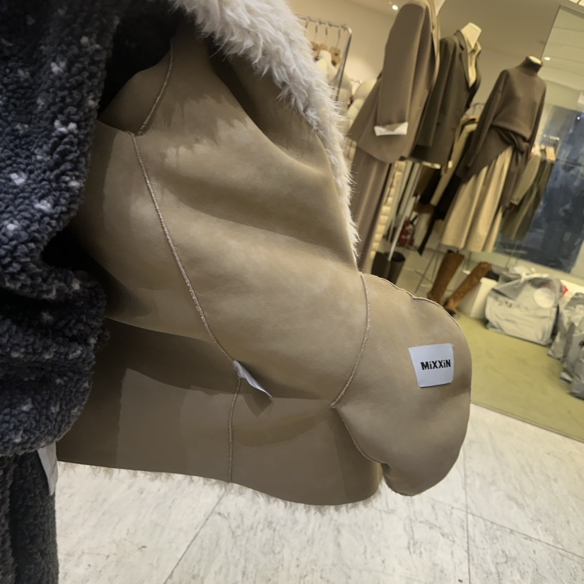 MIXXIN東大門㊣代購女士新款時尚25秋冬職業推薦人氣短款大衣MIXXIN短款大衣