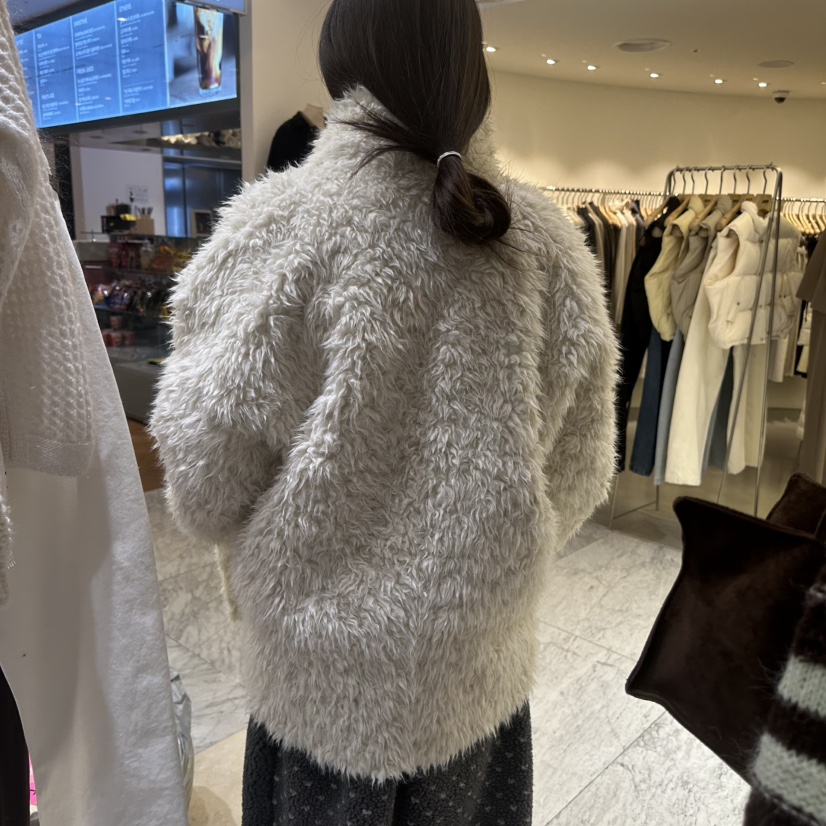 MIXXIN東大門㊣代購女士新款時尚25秋冬職業推薦人氣短款大衣MIXXIN短款大衣