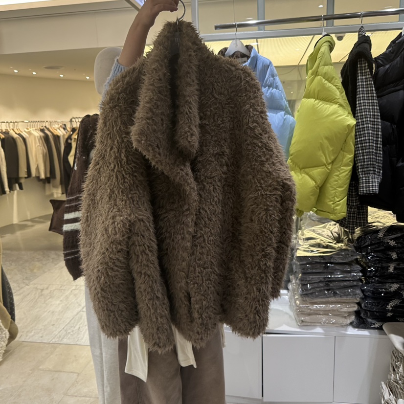 MIXXIN東大門㊣代購女士新款時尚25秋冬職業推薦人氣短款大衣MIXXIN短款大衣圖色2