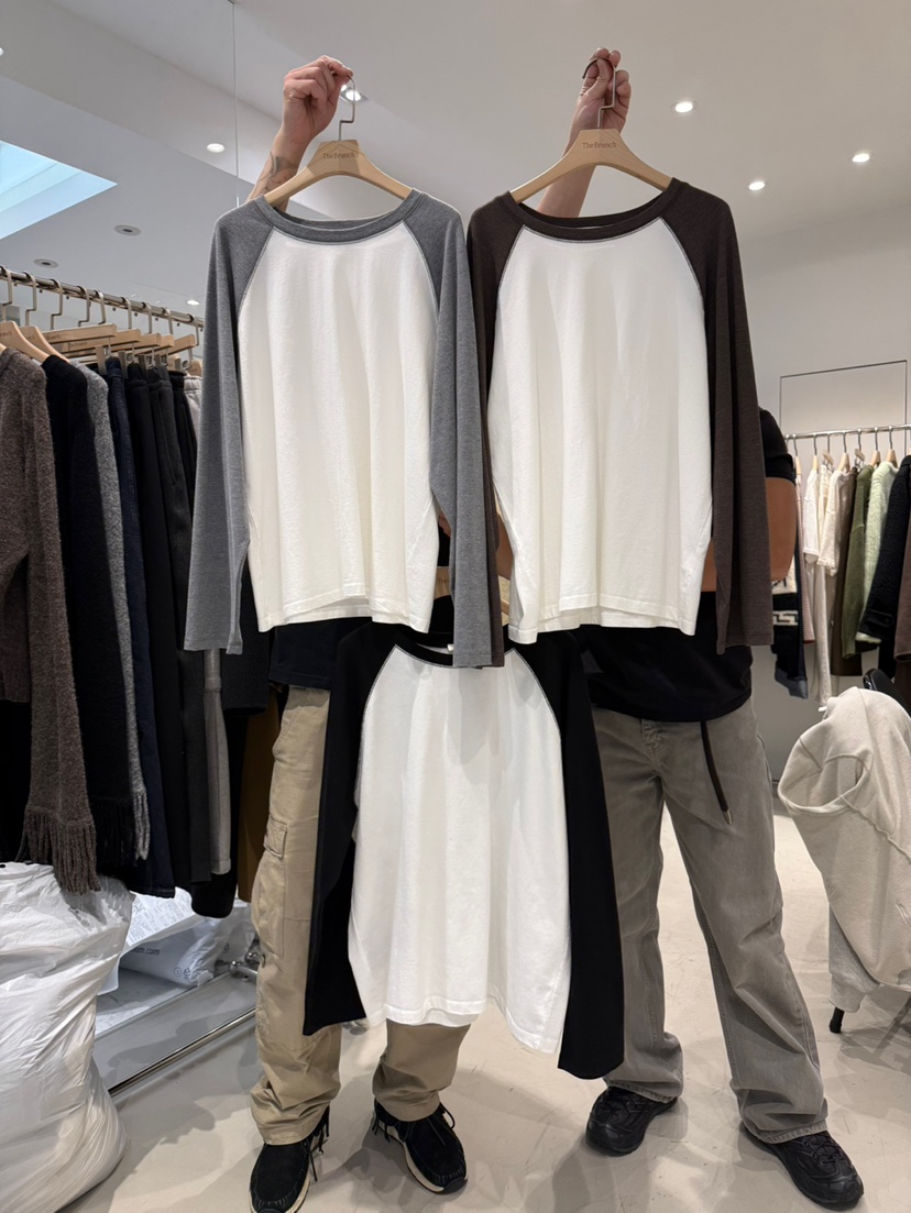 THE BRUNCH韓國代購㊣女裝新款休閑真品時尚熱賣人氣長袖T恤THE BRUNCH長袖T恤