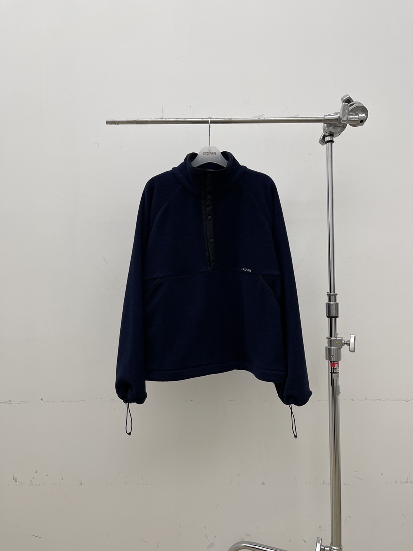 ATMOSPHERE韓國直郵㊣女士新品時尚職業真品熱賣人氣衛衣羊毛ATMOSPHERE/BLING衛衣圖色2藏藍