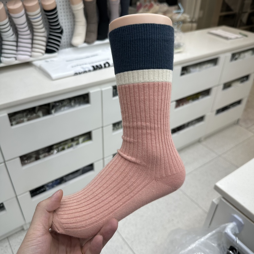 AILEEN東大門㊣直郵女裝新品25秋冬休閑職業真品時尚人氣襪子LEJUNEV襪子圖色3